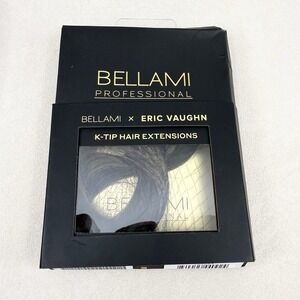 Bellami Keratin K Tip Hair Extensions 20" Mocha Cookie /#2/2/6 One Pack Sealed